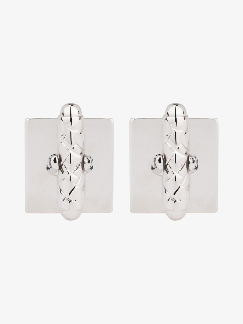 4G CUFFLINKS IN METAL 4