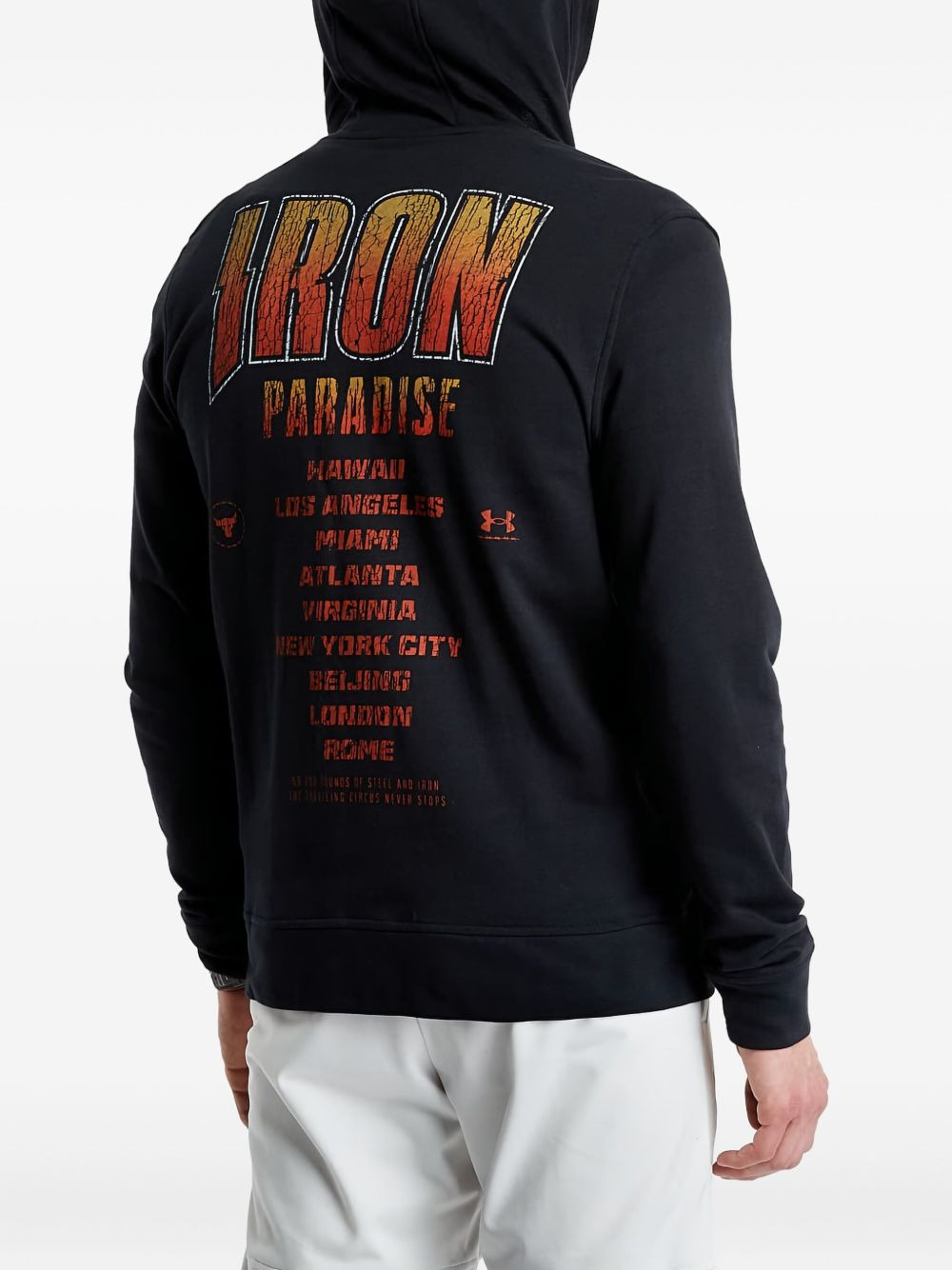 Project Rock bull-graphic zip hoodie - 2