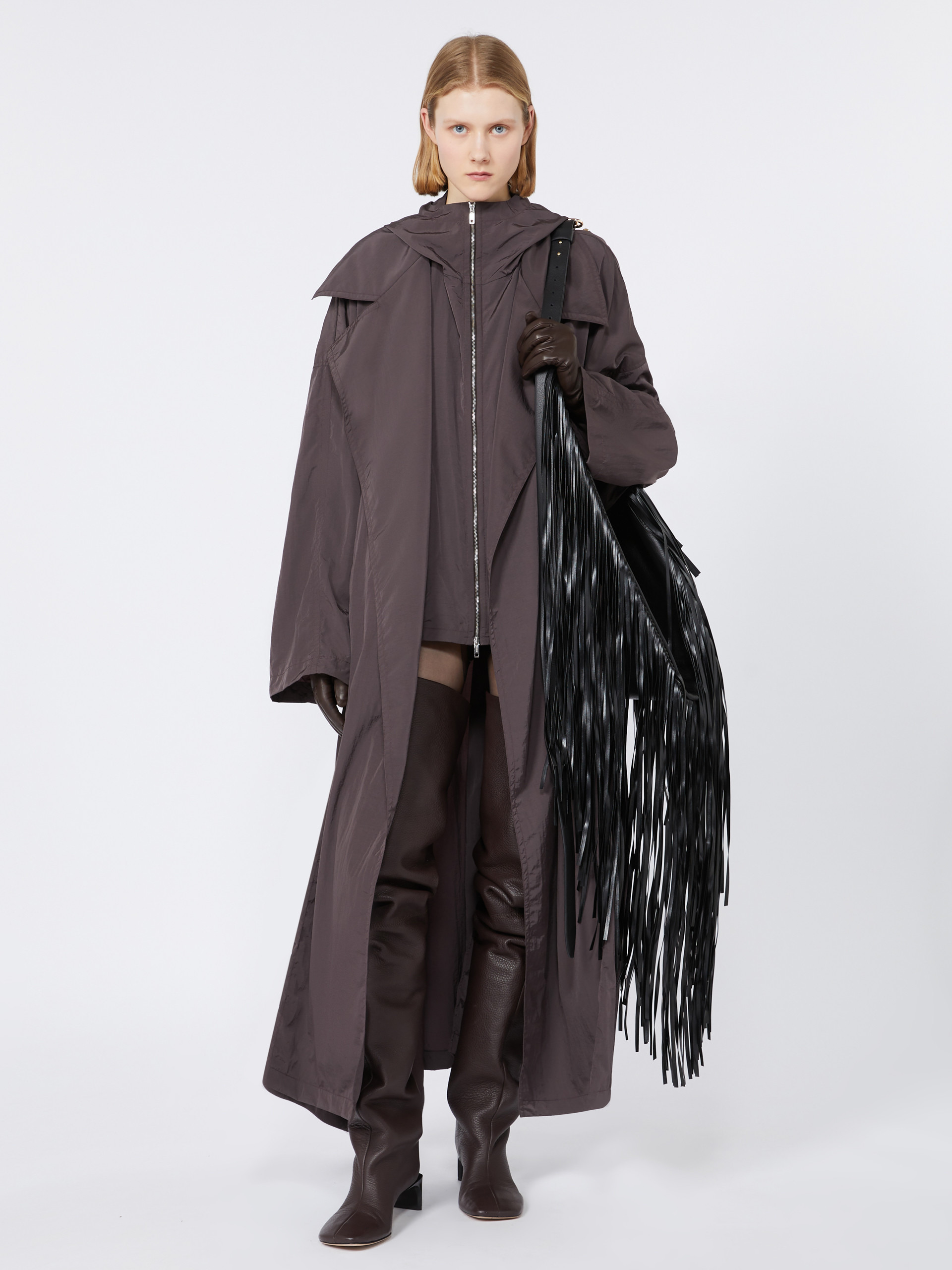 BARBRA1234 Oversized taffeta trench coat - RUNWAY - 2