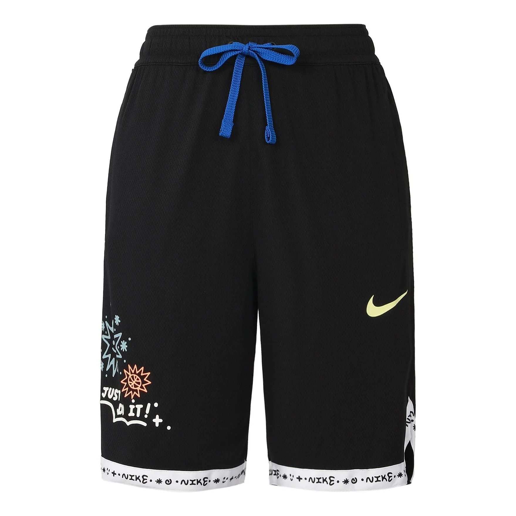 Nike Cartoon Painting Printing Sports Shorts Black DV3193-010 - 1