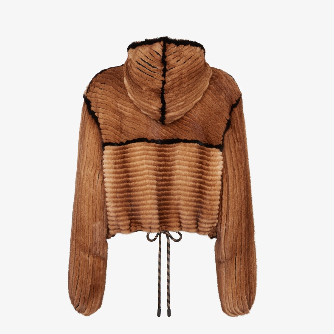Brown mink jacket - 2