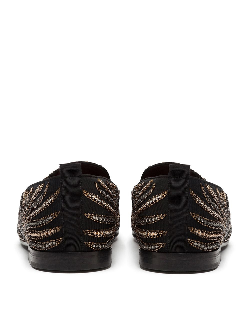 rhinestone-embellished slippers - 3