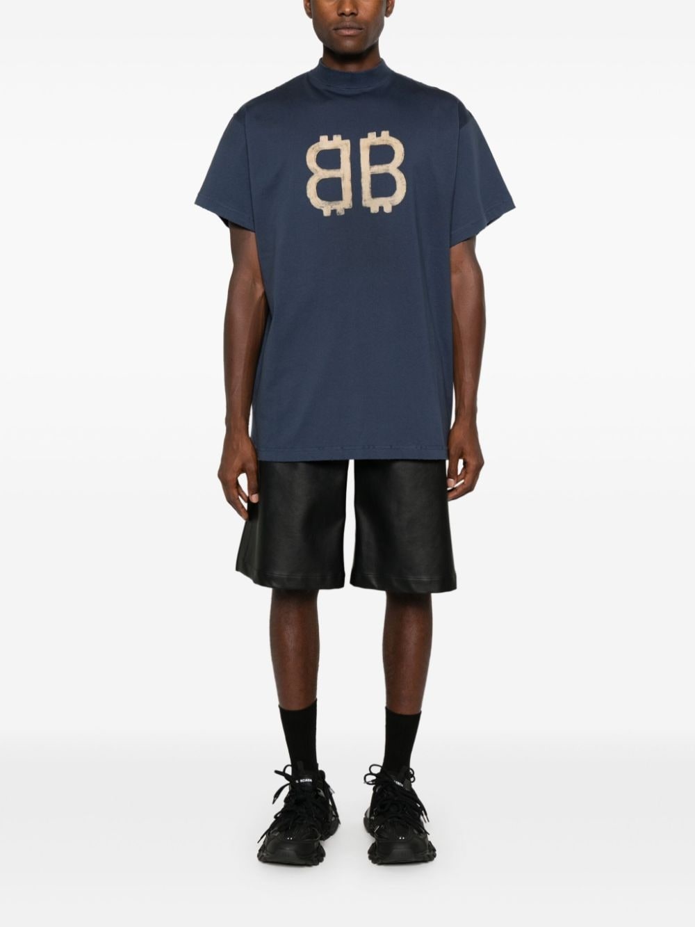 Crypto-print cotton T-shirt - 2
