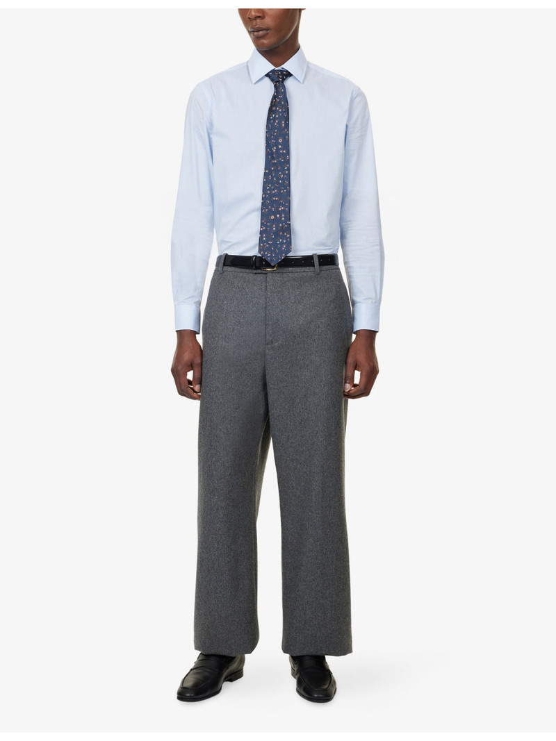 Paul Smith Long-Sleeve Cotton-Blend Shirt outlook