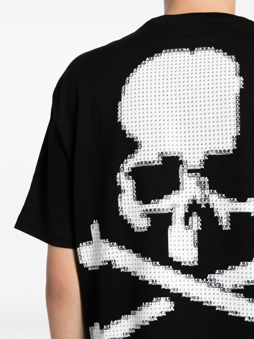 micro skull boxy T-shirt - 5