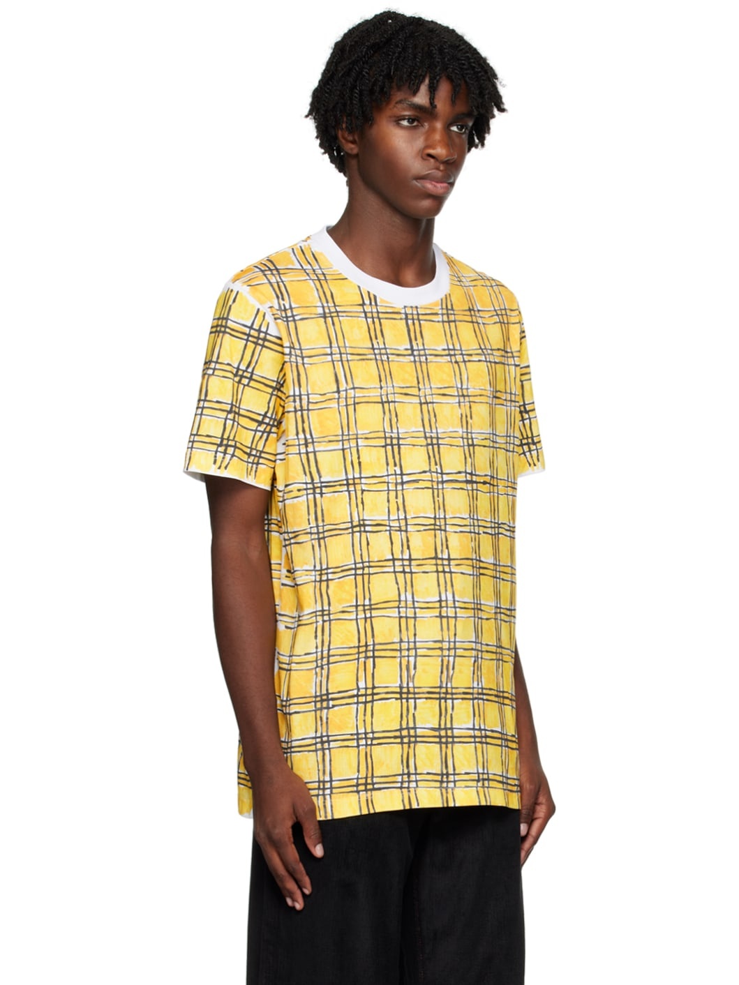Yellow Check T-Shirt - 2