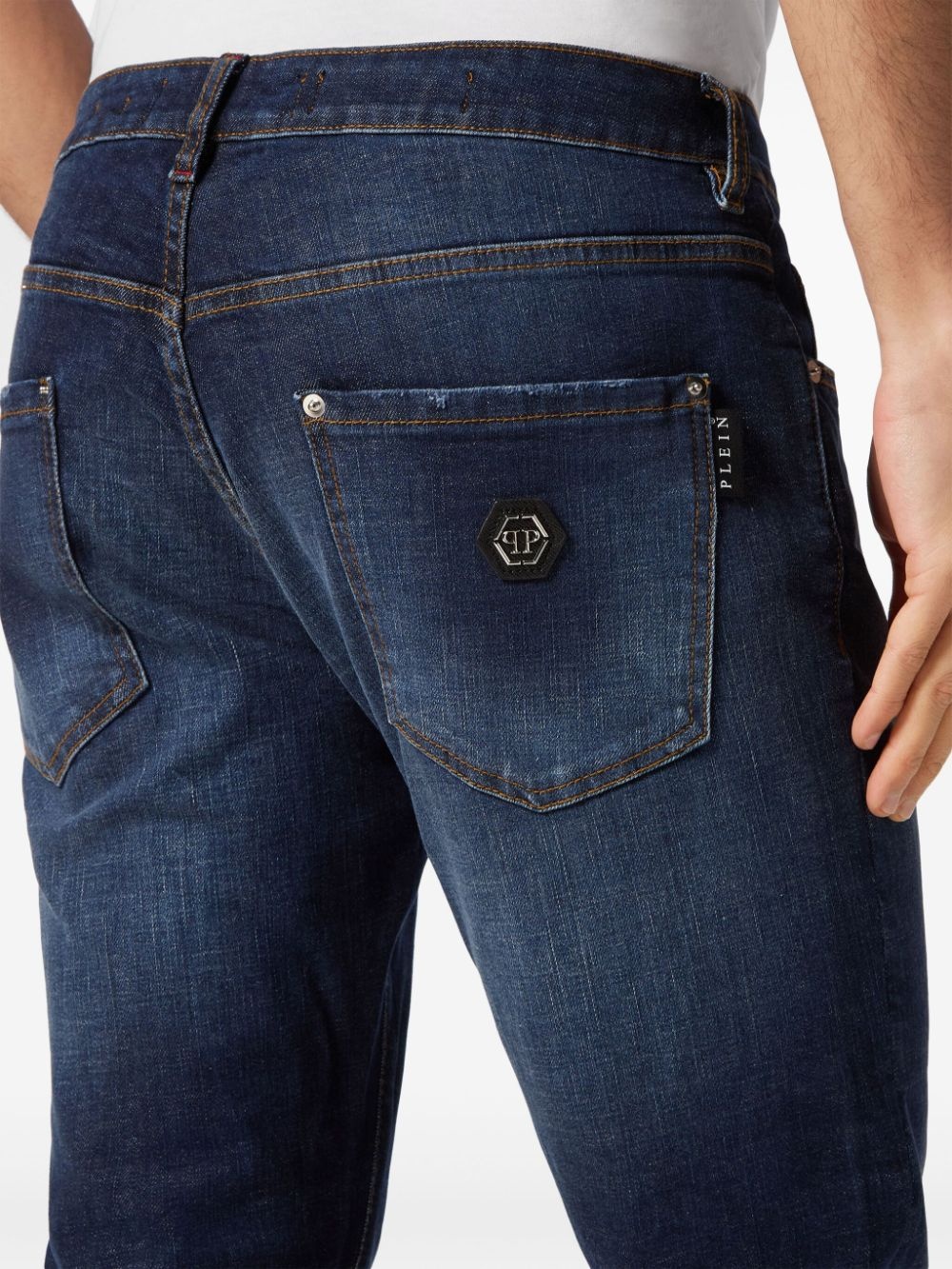 low-rise straight-leg jeans - 5