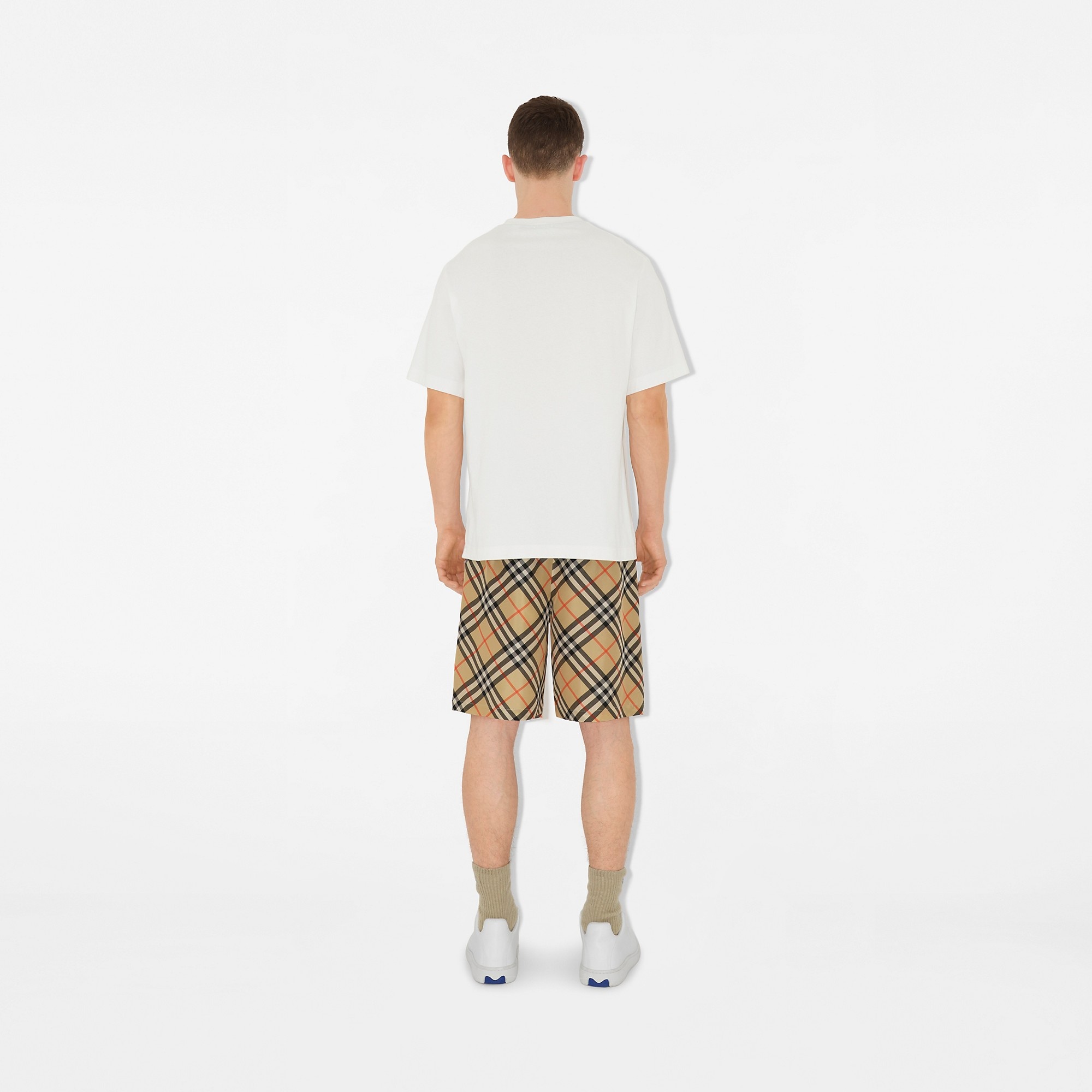 Check Silk Shorts - 4