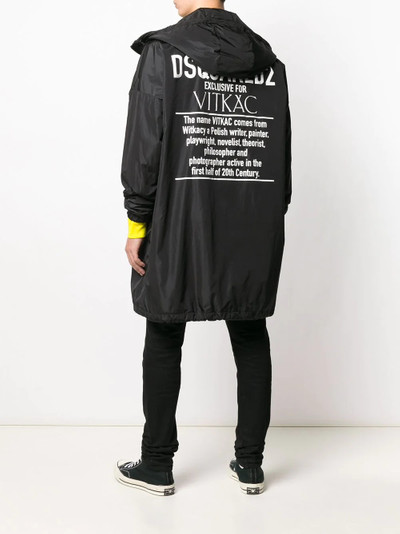 DSQUARED2 Exclusive for Vitkac hooded raincoat outlook