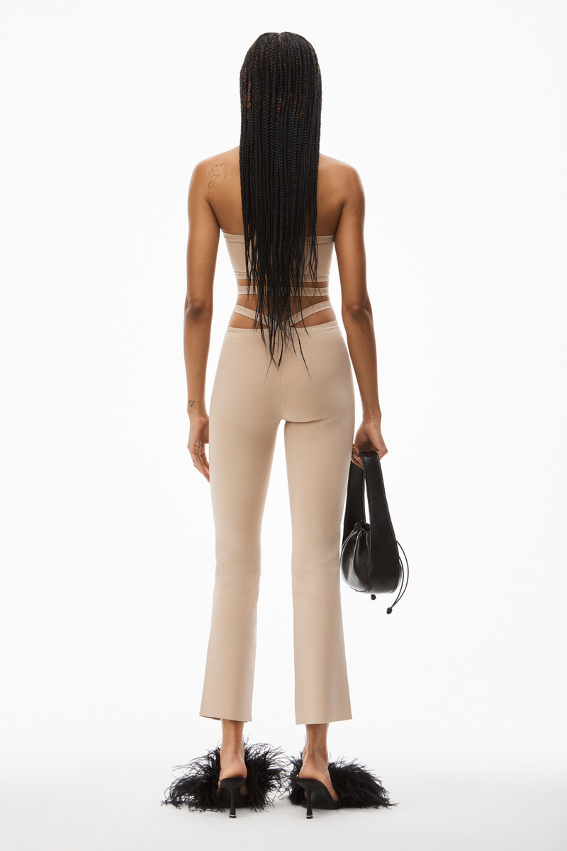 CRISSCROSS LOGO LEGGING IN VISCOSE KNIT 5