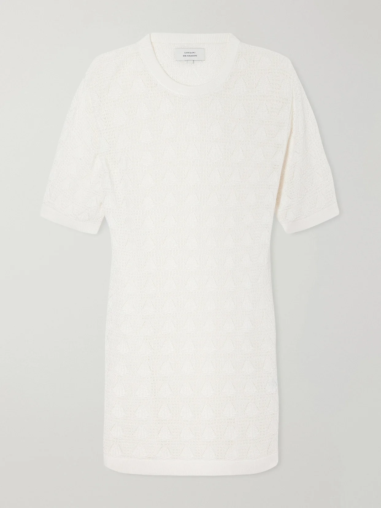 Armas Pointelle-knit Mini Dress - 1