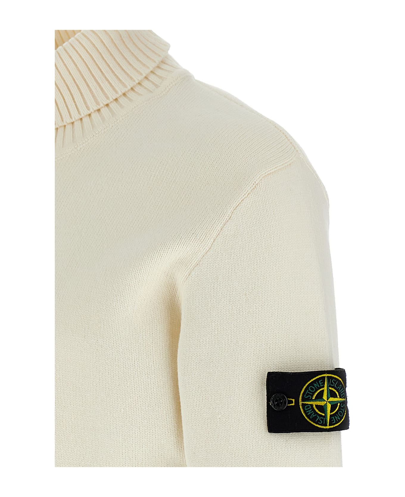 Logo Badge Turtleneck Sweater - 4