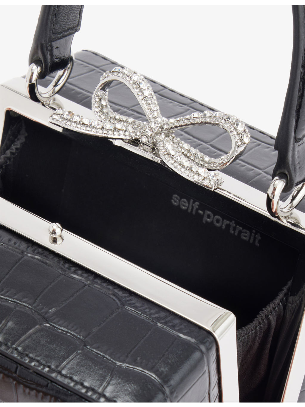 Faux-Croc Leather Micro Bag - 6