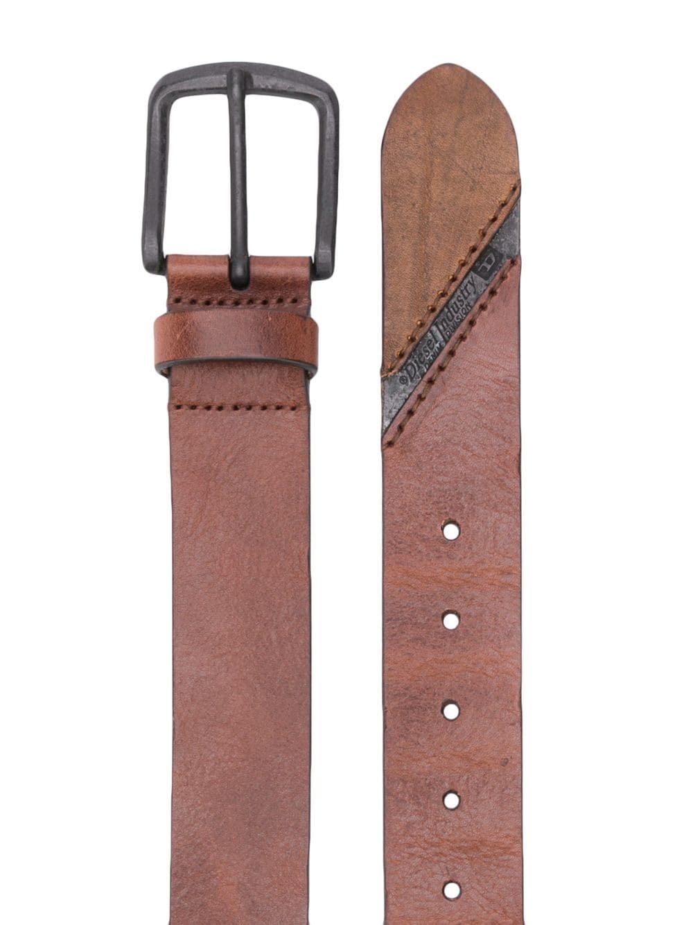 treated leather belt - 2