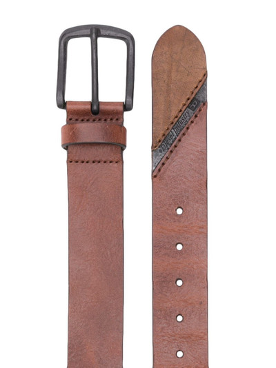 Diesel treated leather belt outlook