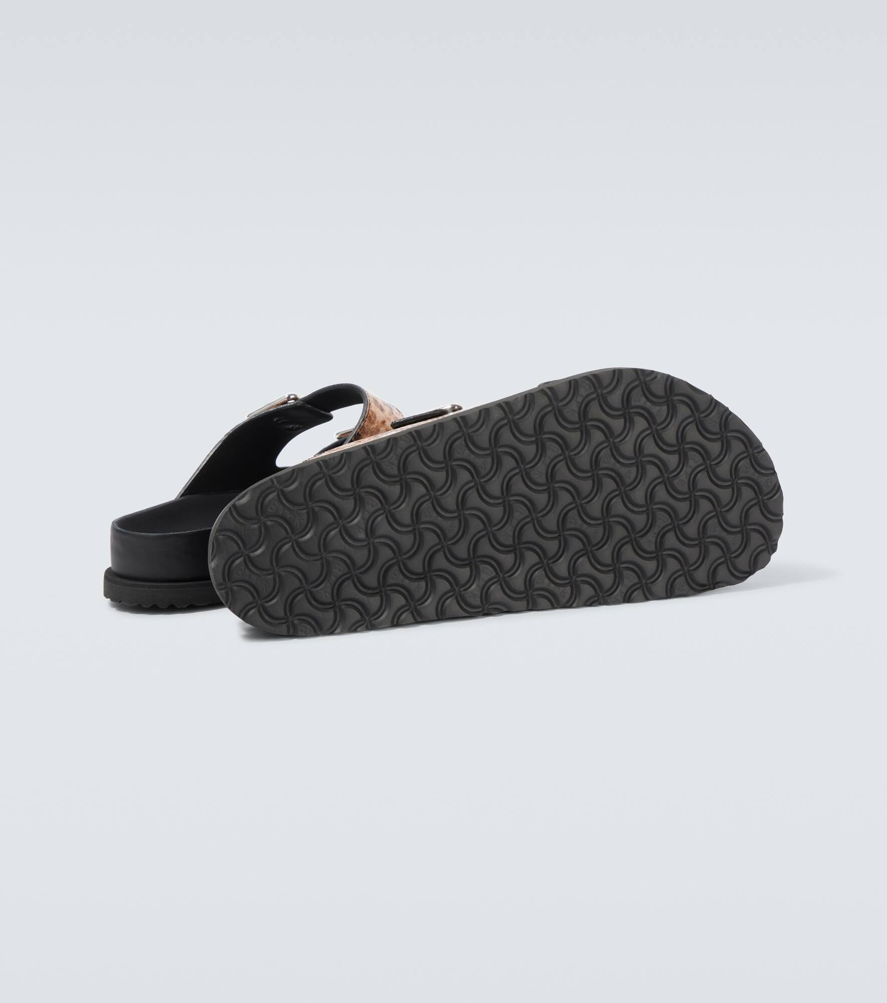 Arizona snake-effect leather sandals - 7