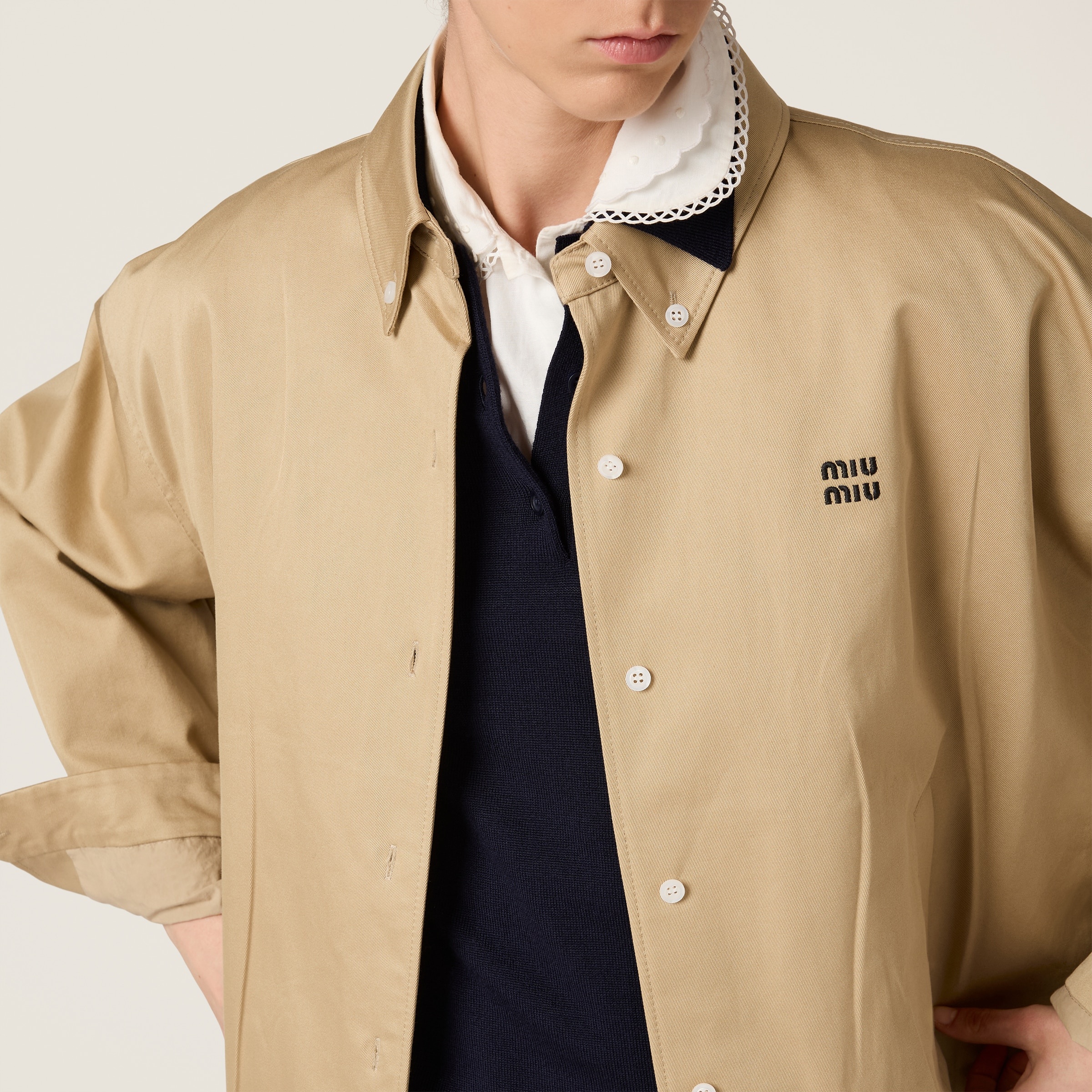 Chino cloth blouson jacket - 4