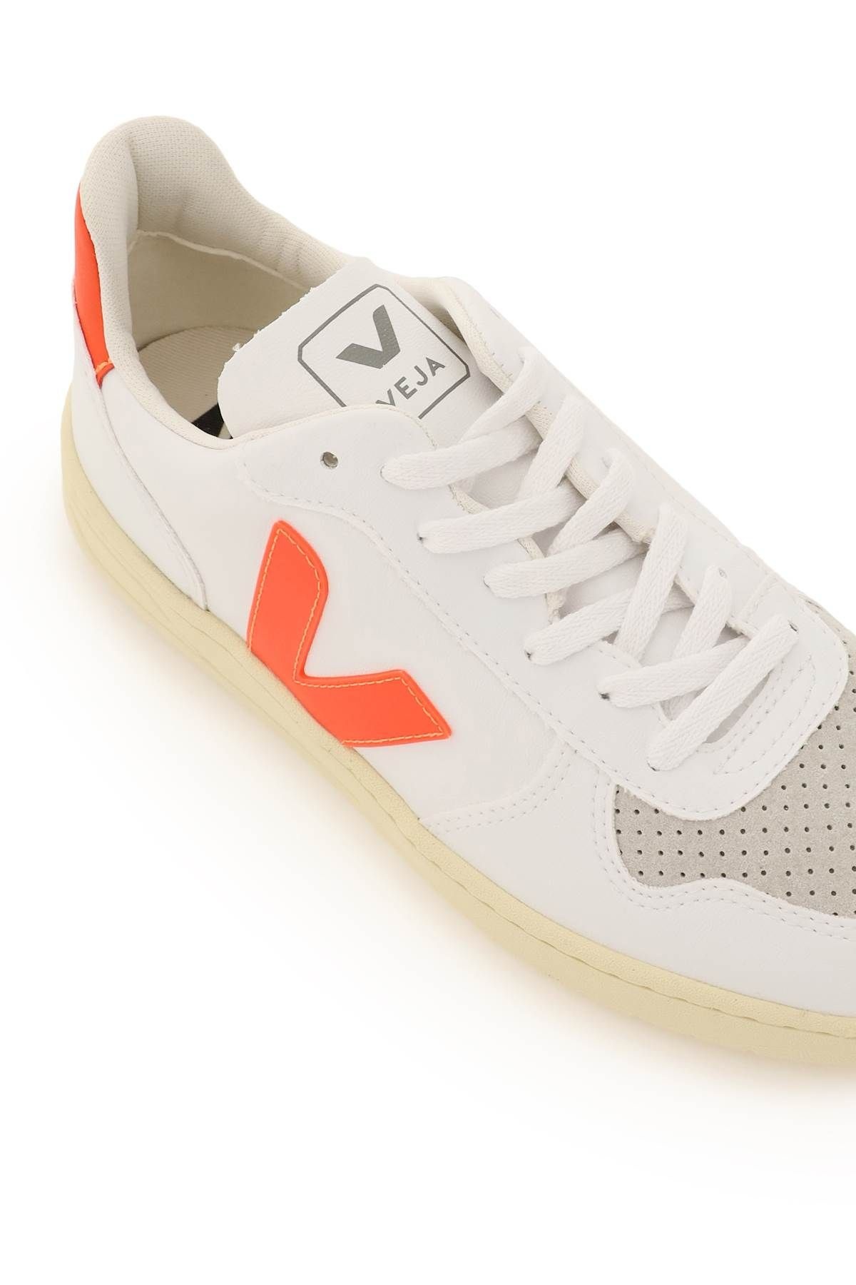 V-10 VEGAN LEATHER SNEAKERS - 4