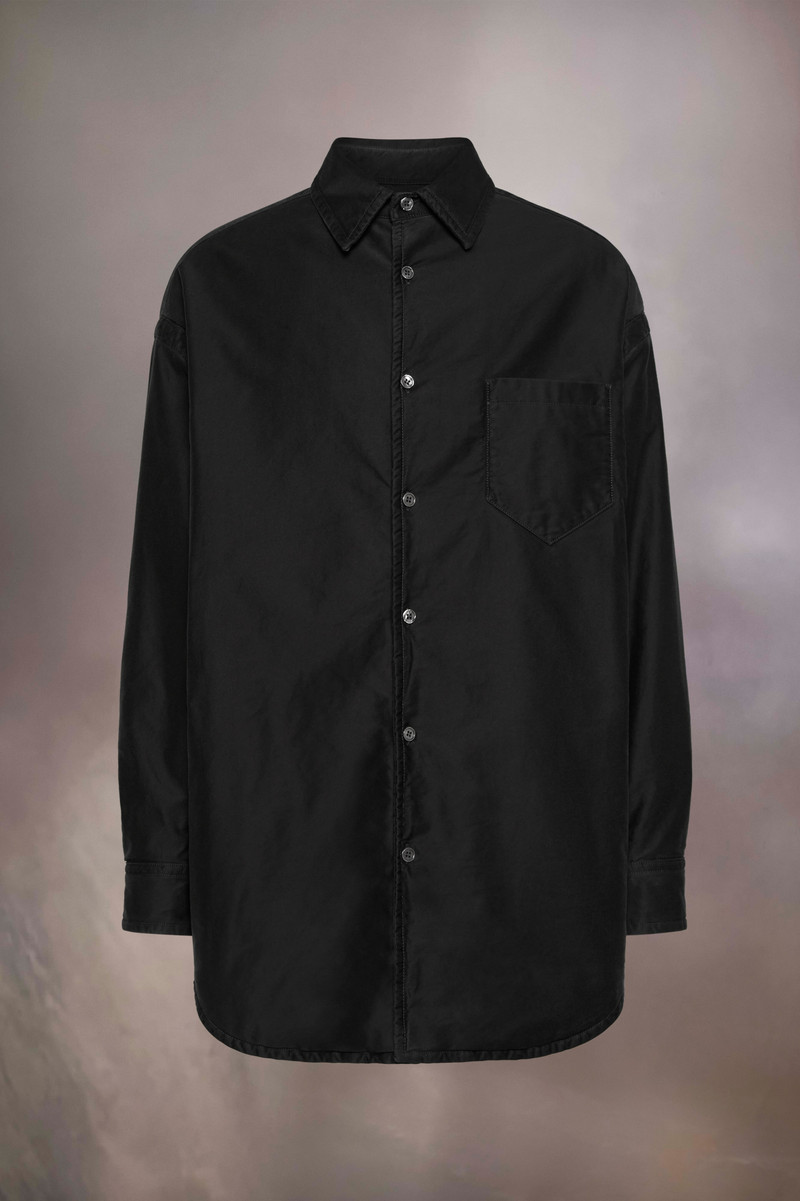 Padded Satin Cotton Shirt - 1
