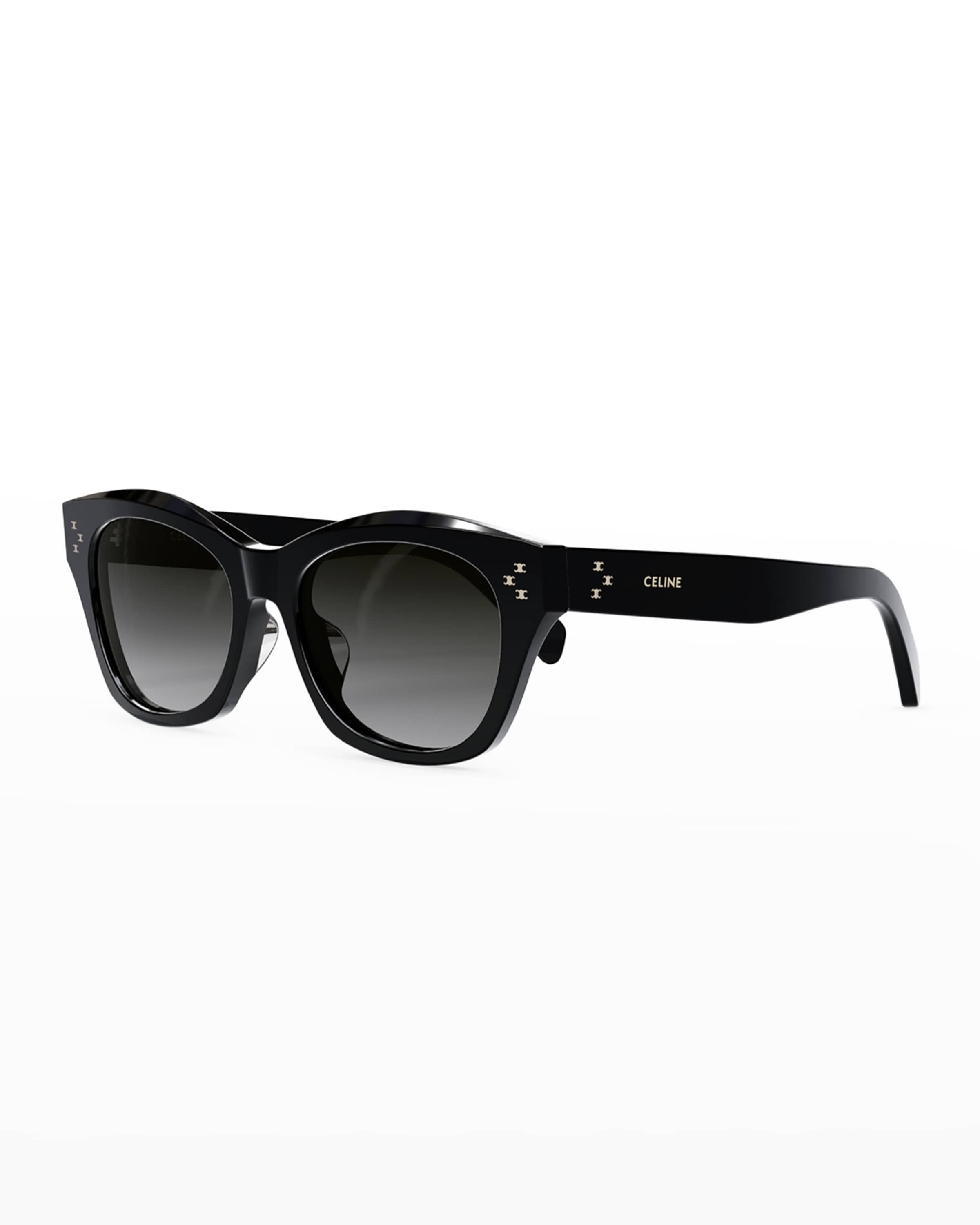 Round Acetate Sunglasses - 1