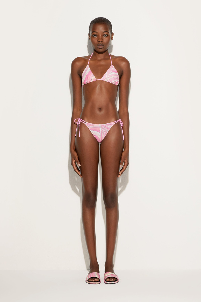 PUCCI IRIDE PRINT TRIANGLE BIKINI TOP outlook