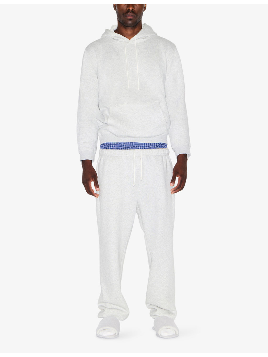Pouch-Pocket Cotton-Blend Hoody - 2