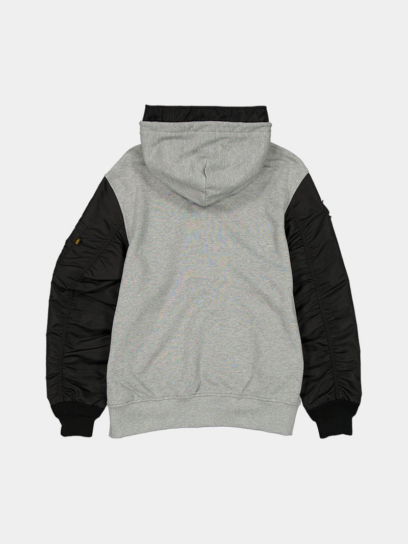 ALPHA INDUSTRIES TORONTO RAPTORS X ALPHA X NEW ERA MA-1 ZIP UP HOODIE outlook