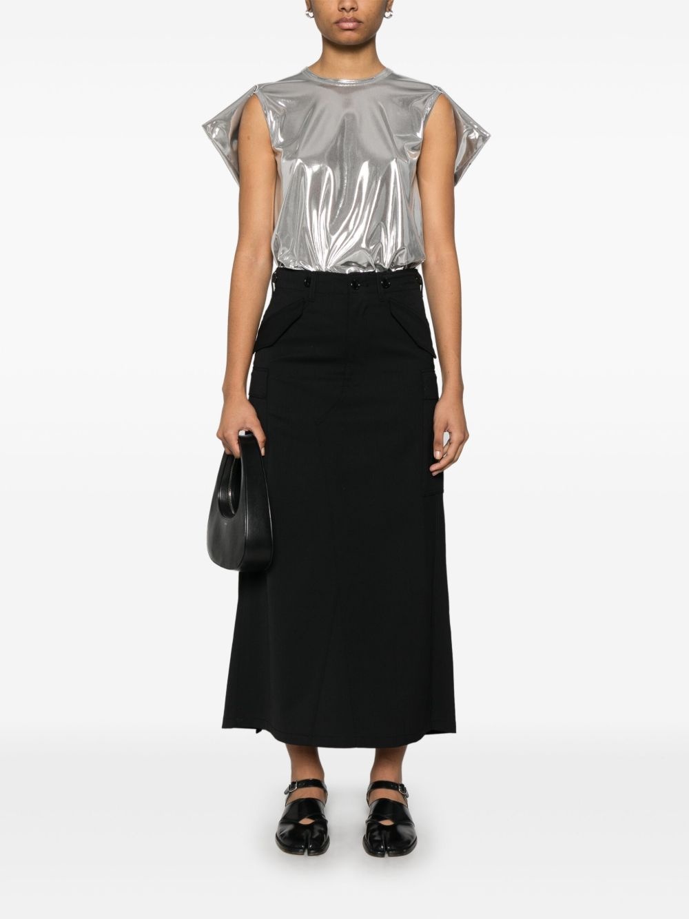 metallic top - 2