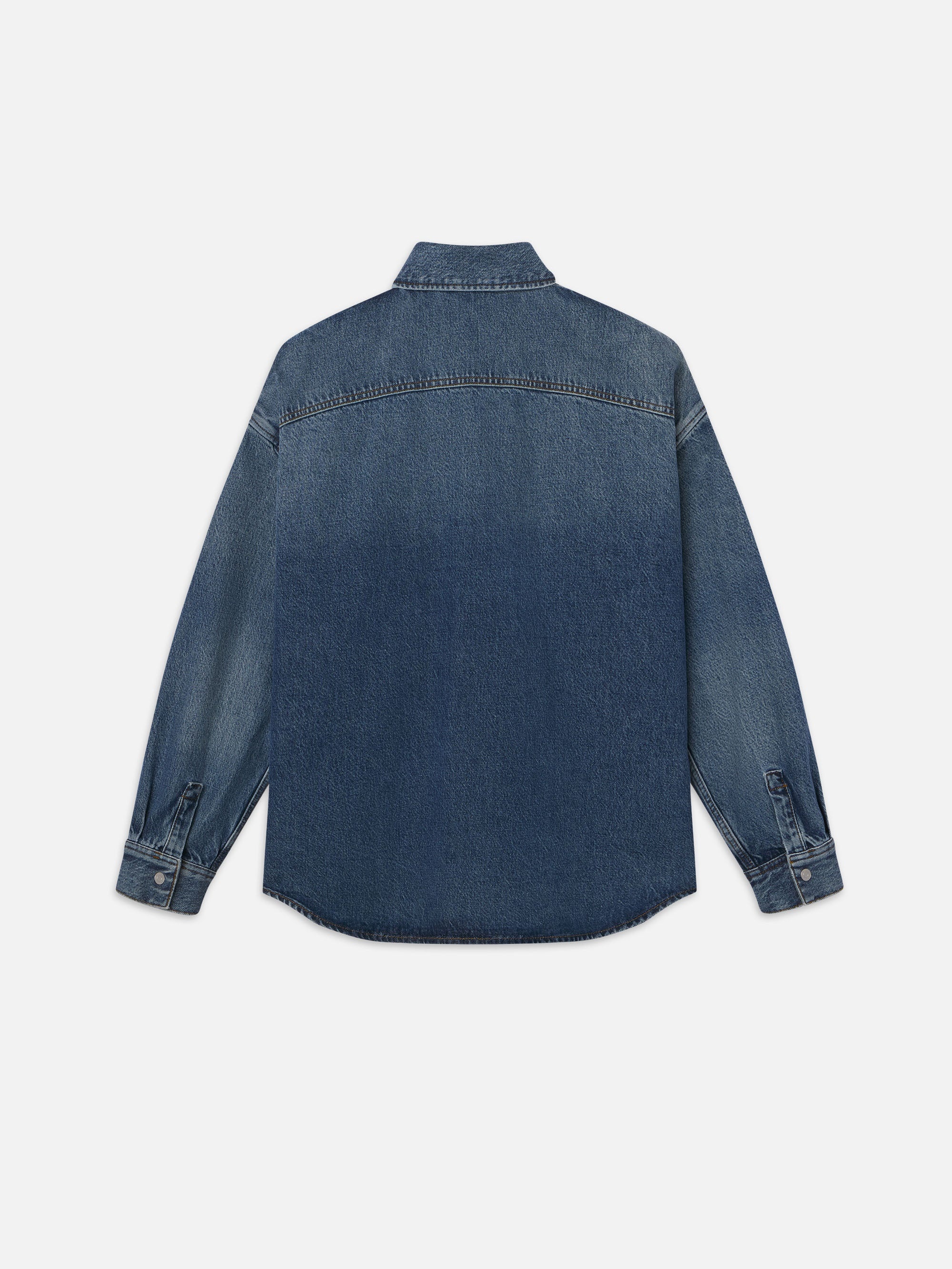 Relaxed Denim Shirt in Briset - 5