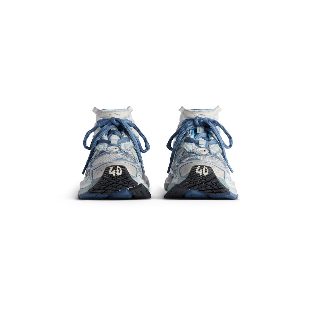 Men's Runner 2.0 Sneaker in White/blue/beige - 3