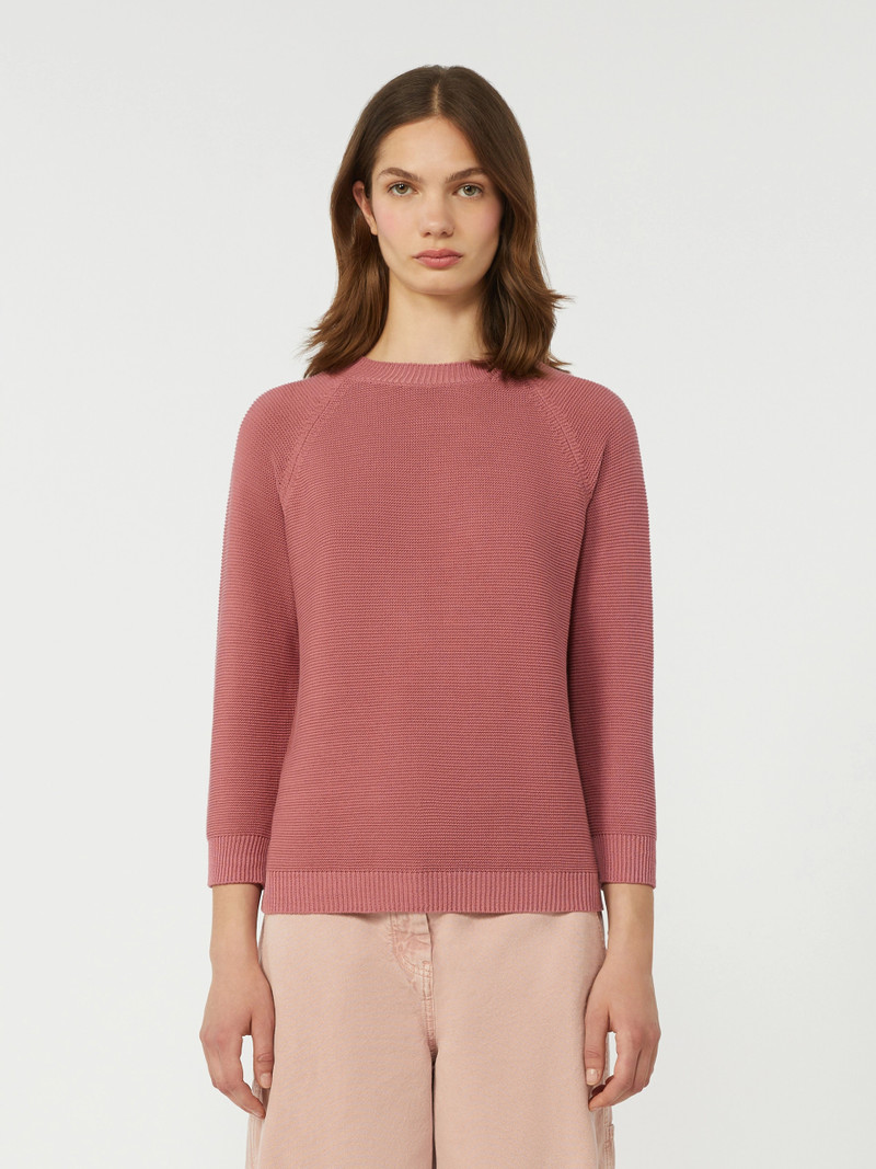 AERE Cotton sweater - ANTIQUE ROSE 3