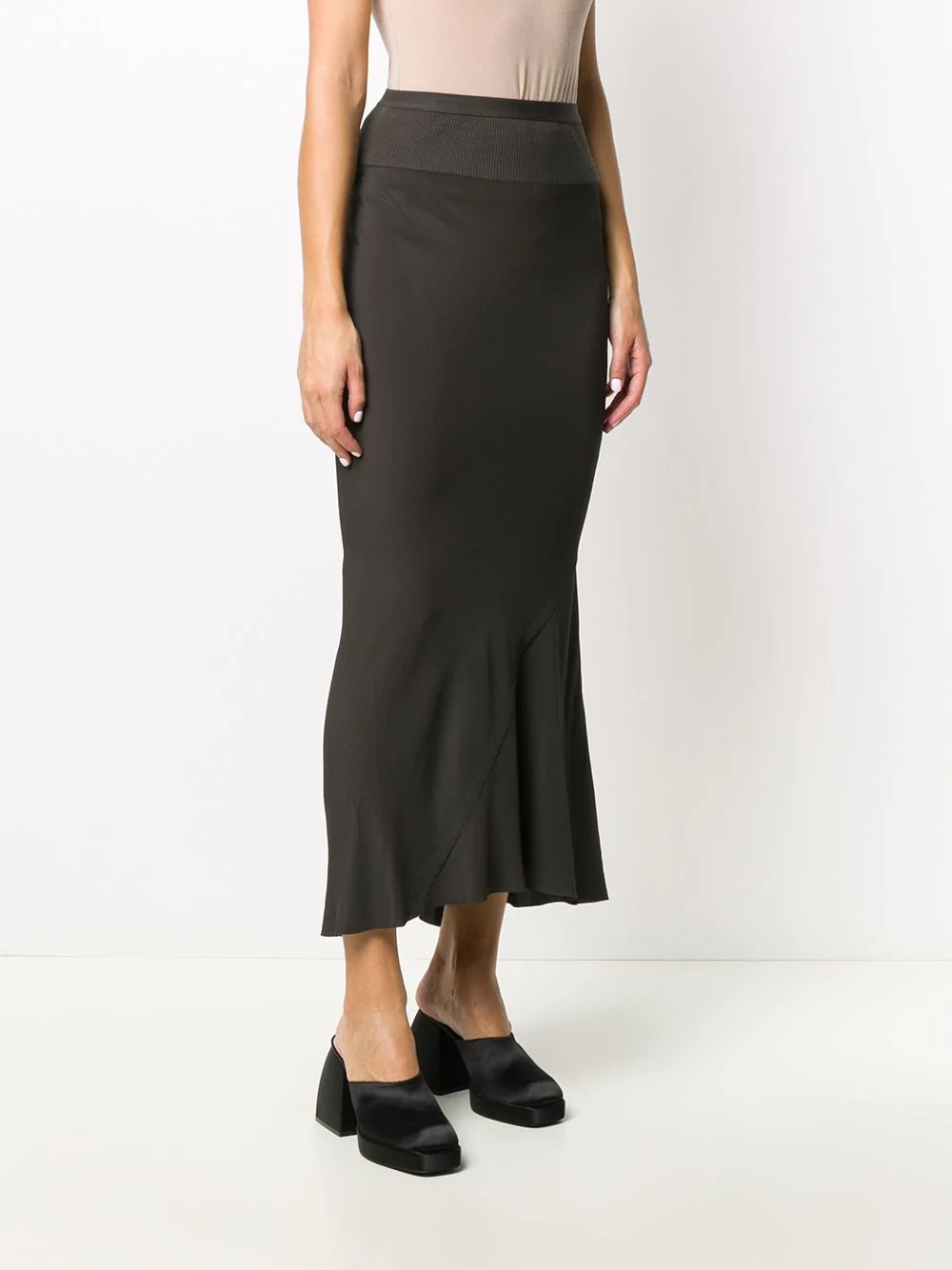 fitted midi skirt  - 3