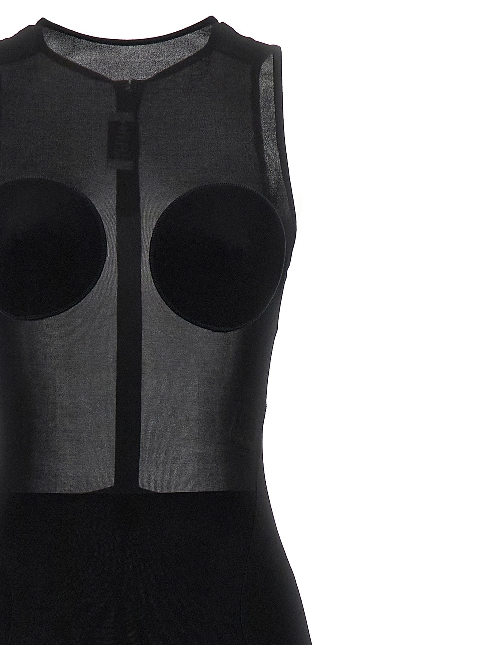 The Black Conical Dresses Black - 3