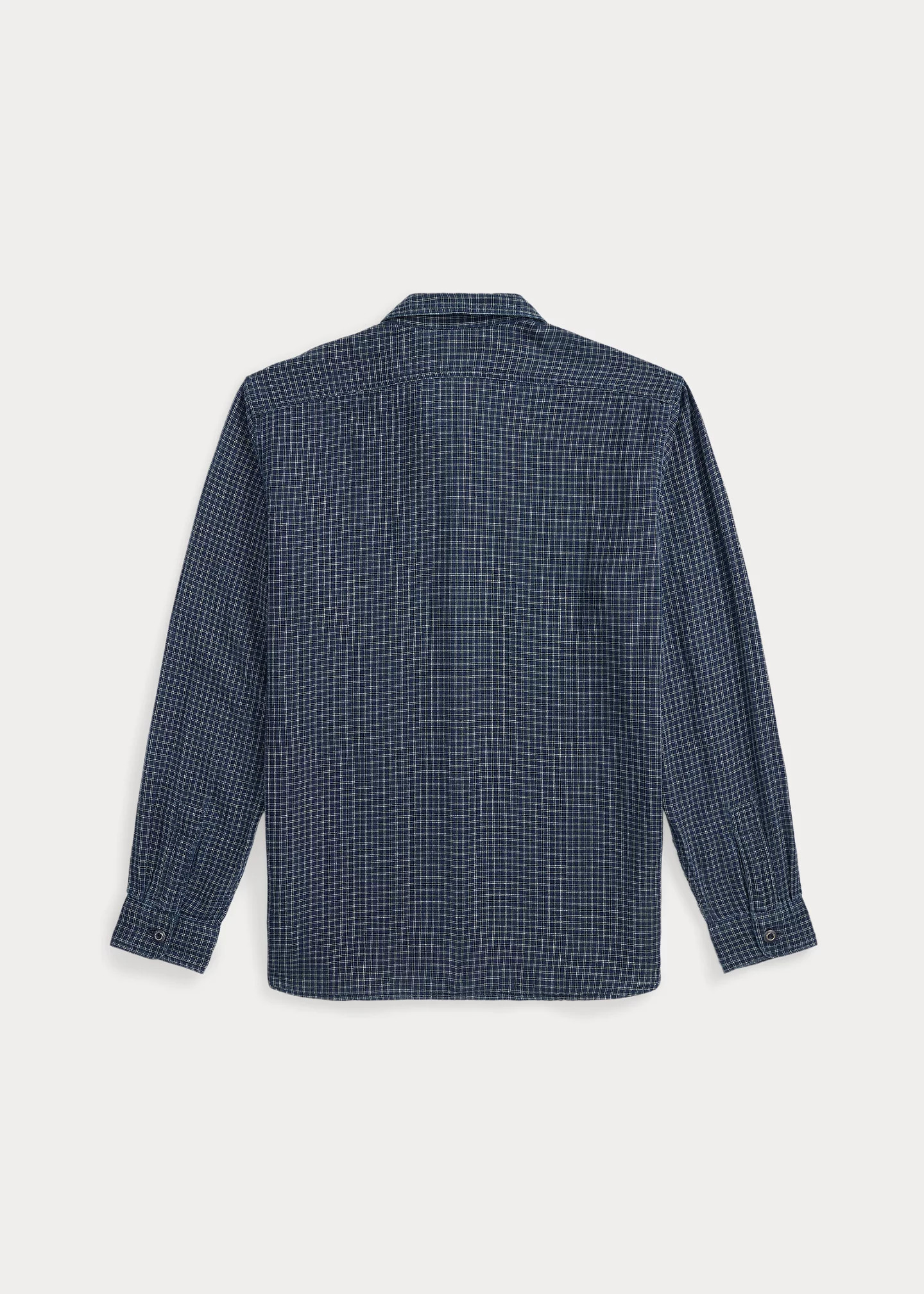 Indigo Checked Double-Faced Workshirt - 2