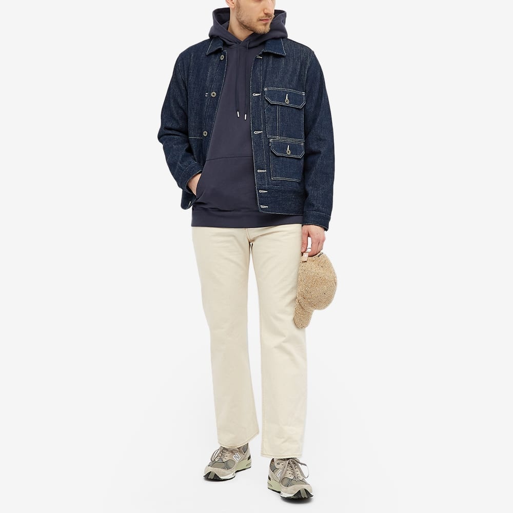 Sunspel Loopback Overhead Hoody - 5