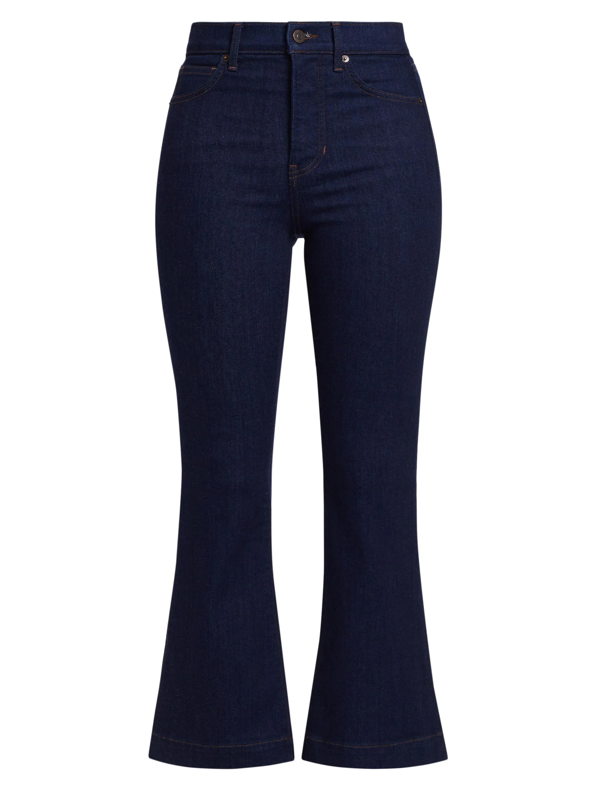 Women's Carson High-Rise Ankle-Flare Jeans - Indigo Rinse - 1