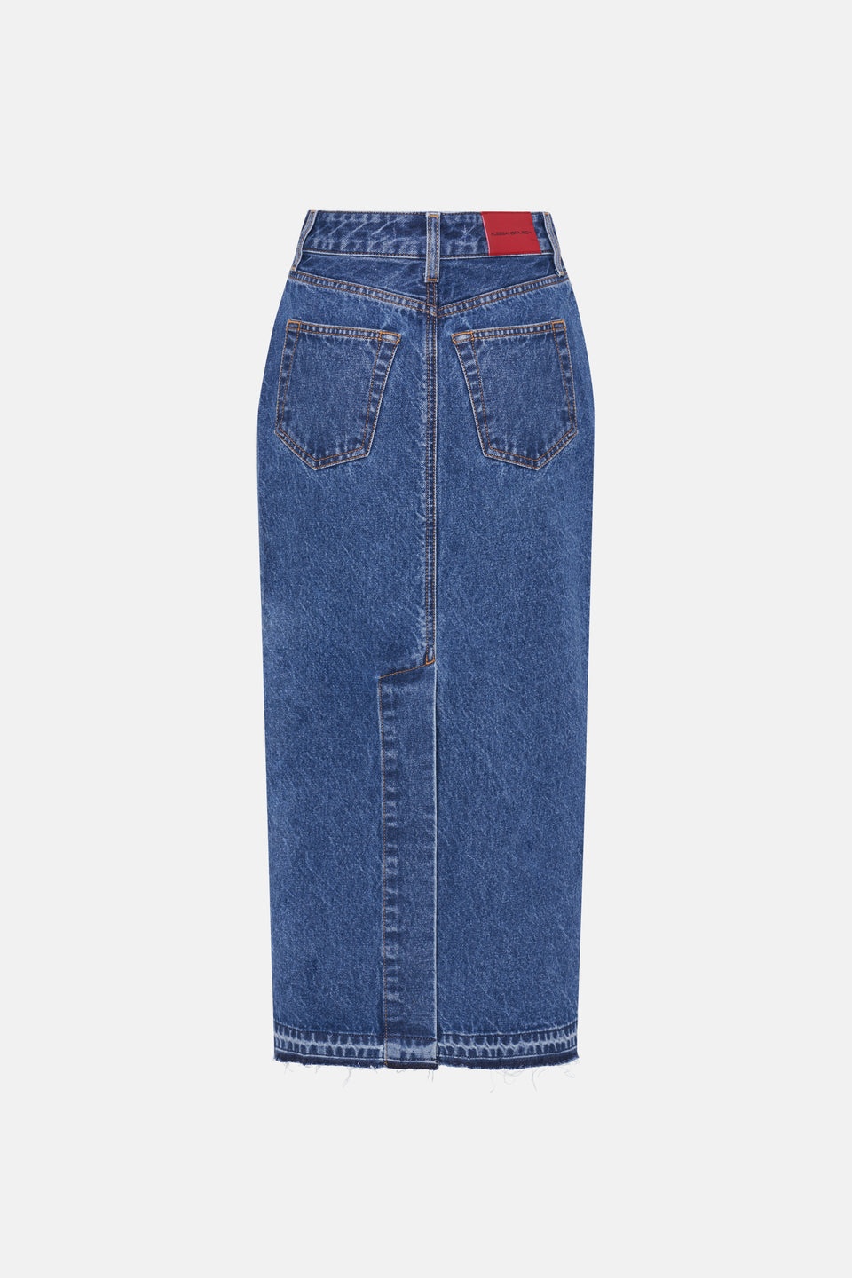 DENIM SKIRT WITH HOTFIX - 2