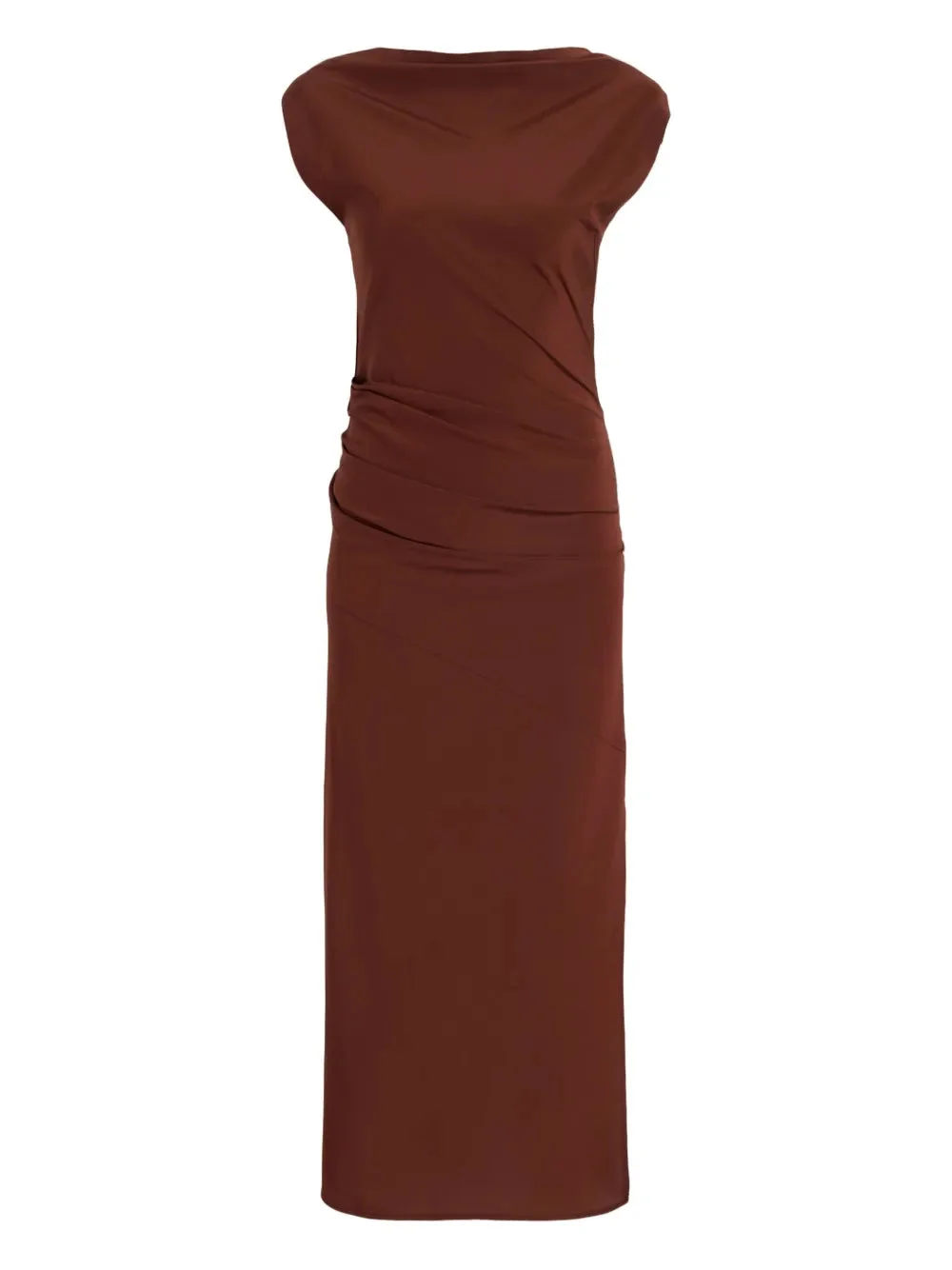 Tasa Dress in Mahogany - 1