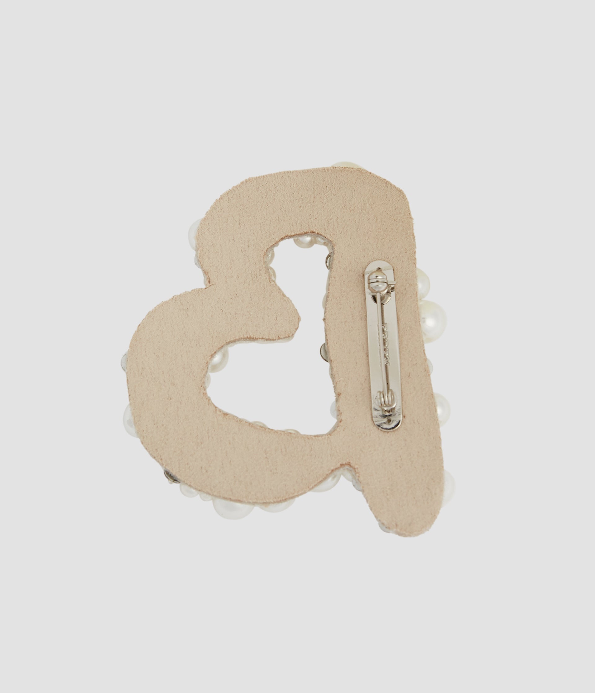 PEARL ALPHABET BROOCH B - 3