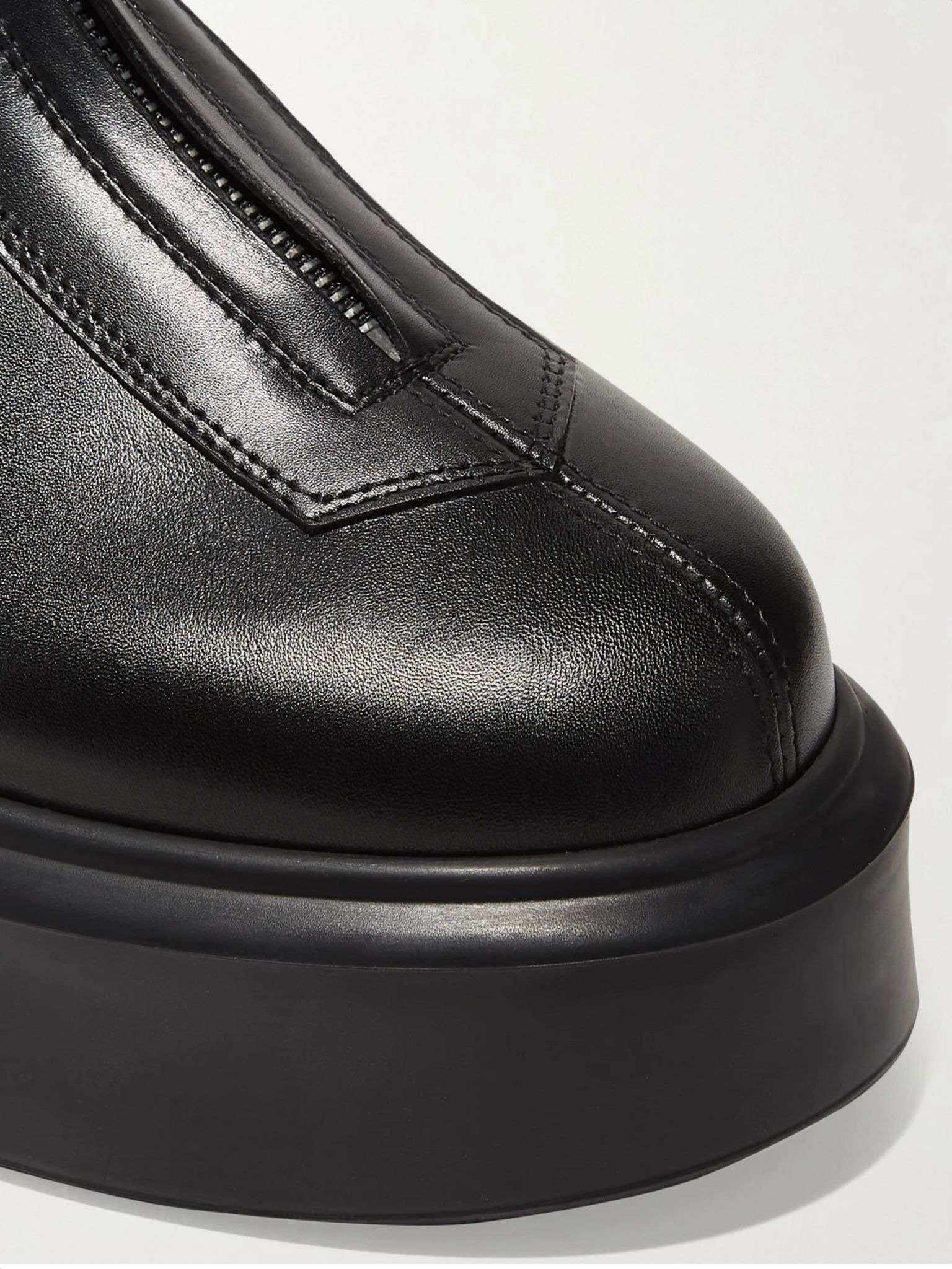 Leather ankle boots Black - 5