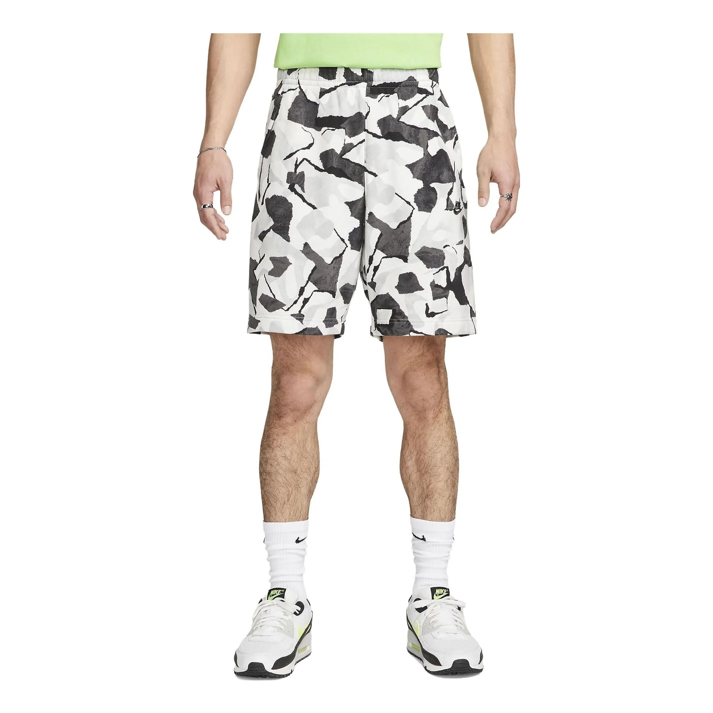 Nike Street Style Shorts 'White Black Grey' DX0804-060 - 1