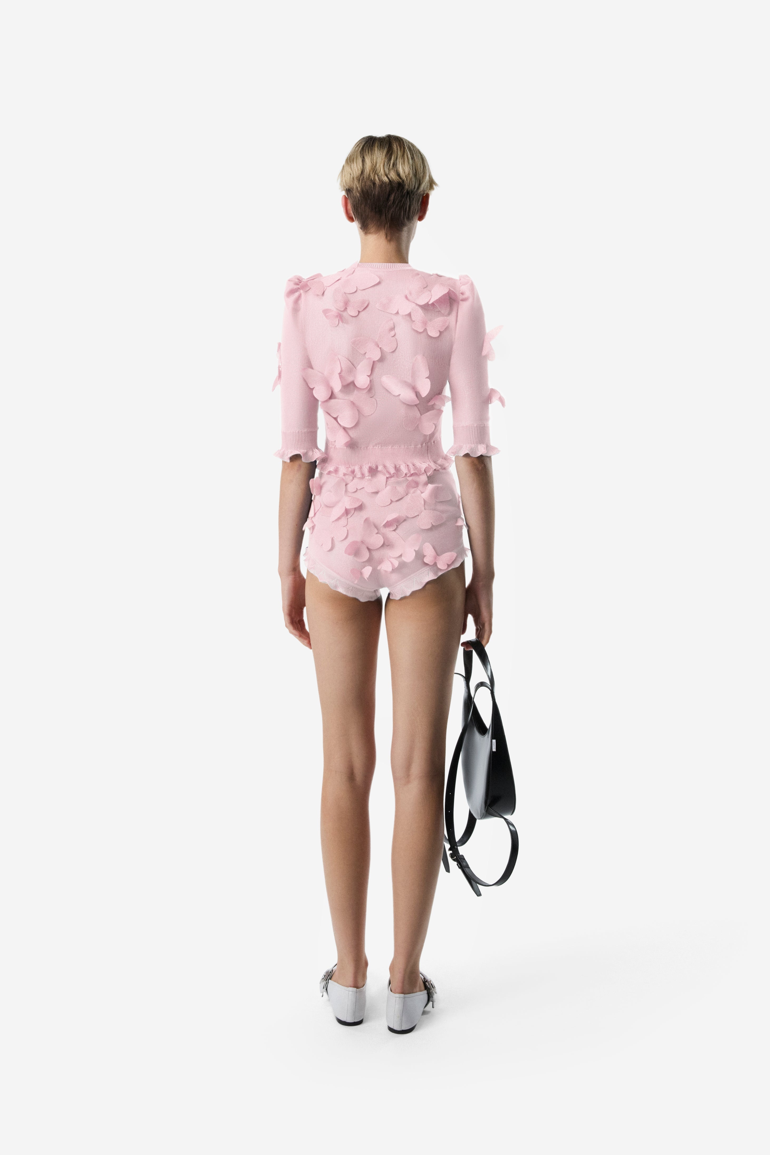 Knitted Butterfly Shorts - 4