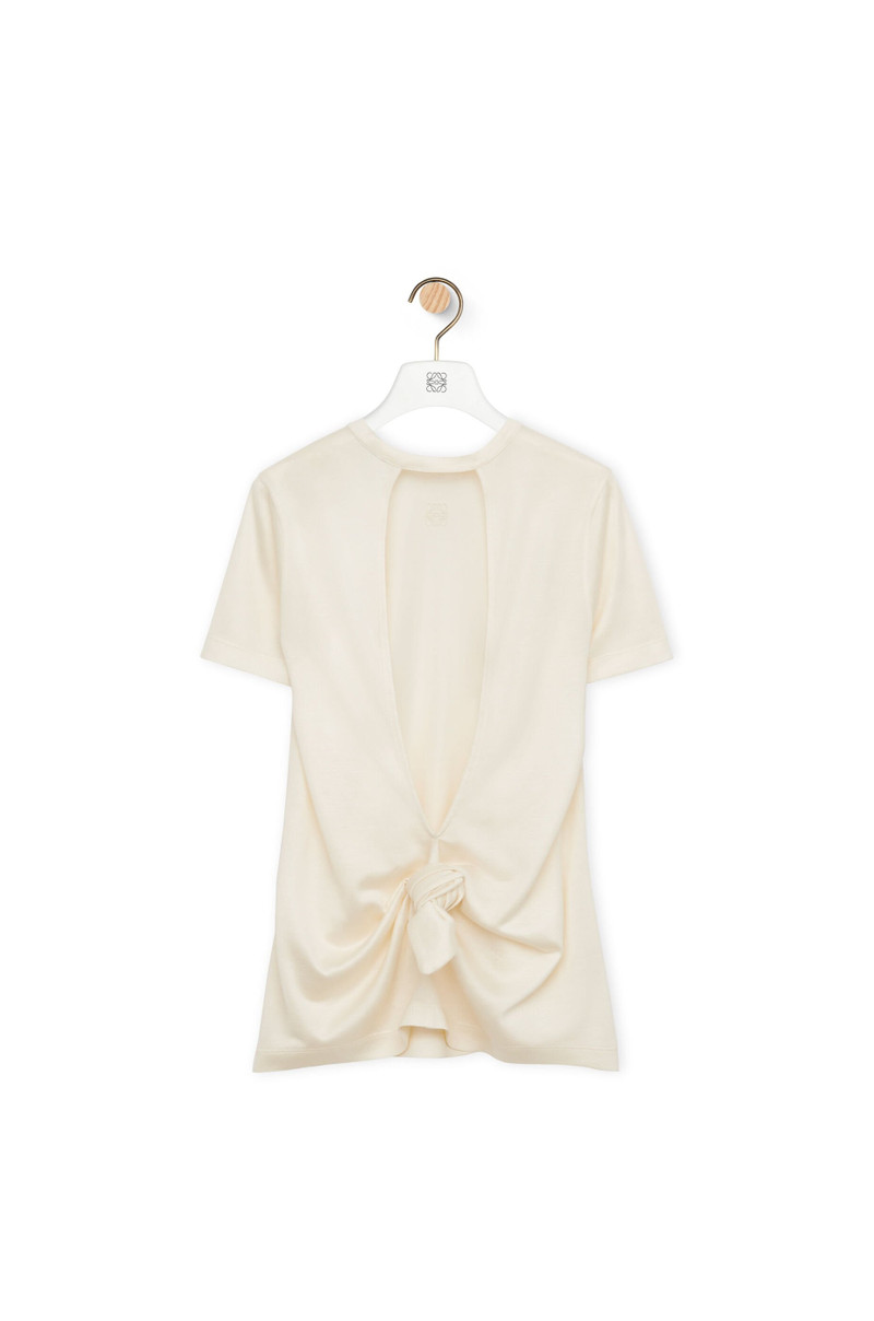 Knot top in silk and viscose 6