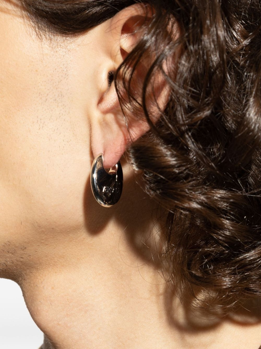 Medusa-head hoop earrings - 2