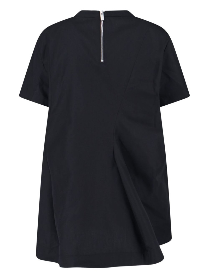 sacai graphic-print T-shirt mini dress outlook