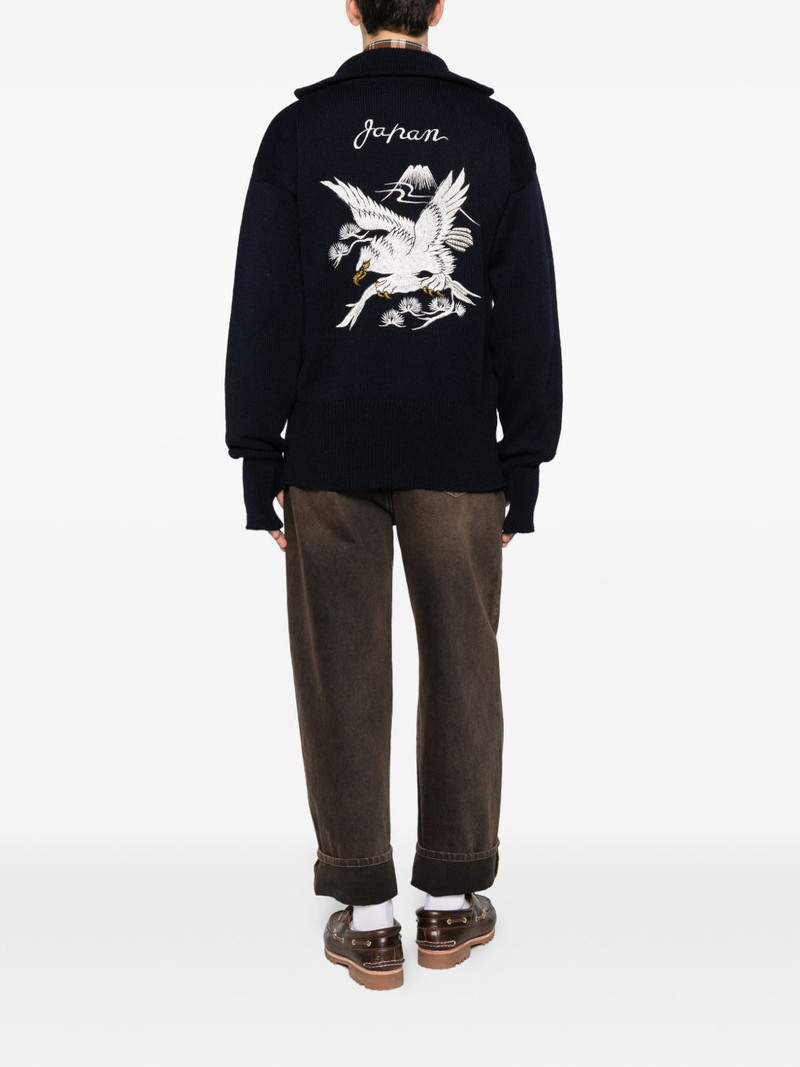 Junya Watanabe MAN zip-neck sweater outlook