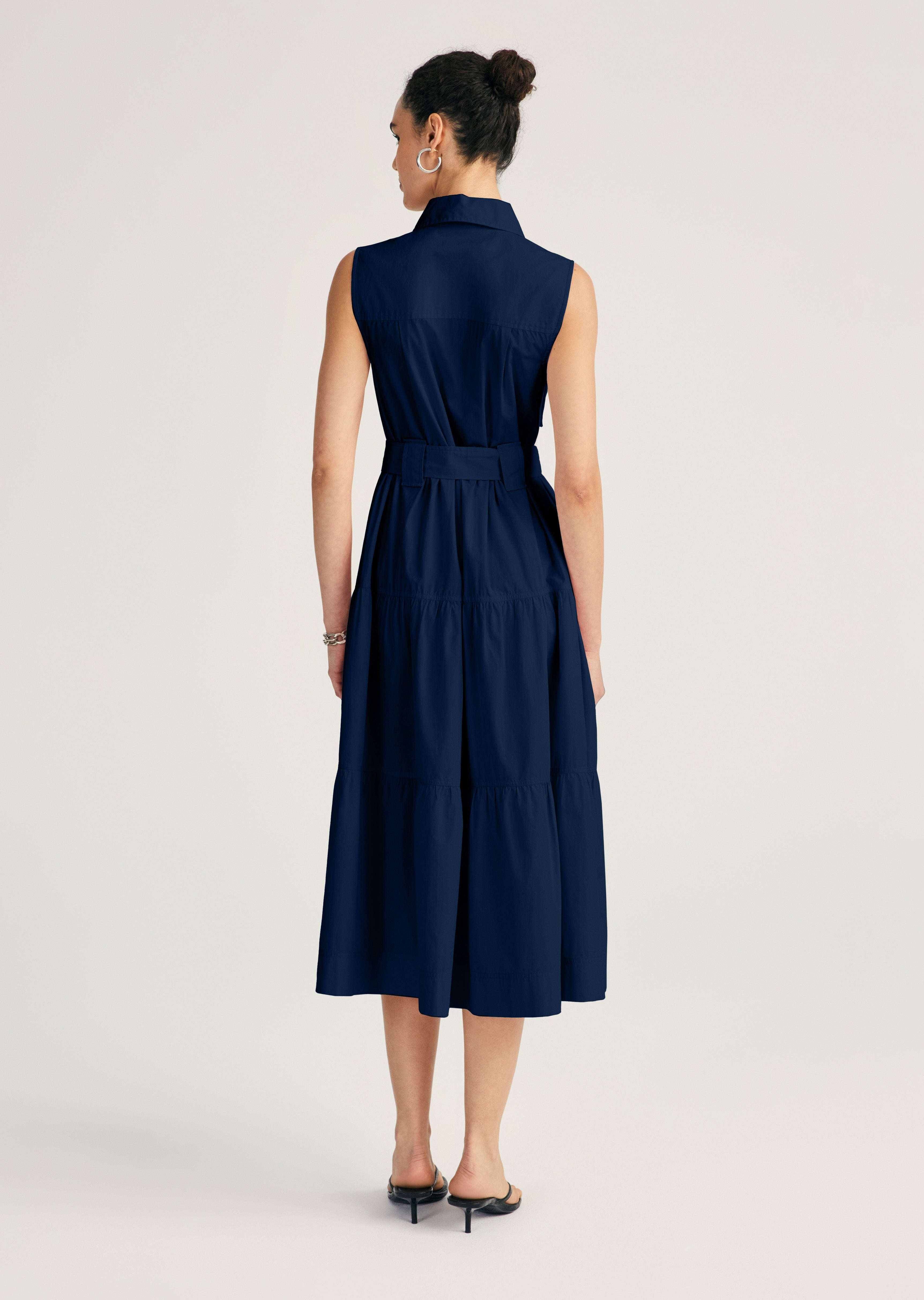 FLORENCE SLEEVELESS SHIRT DRESS - 4