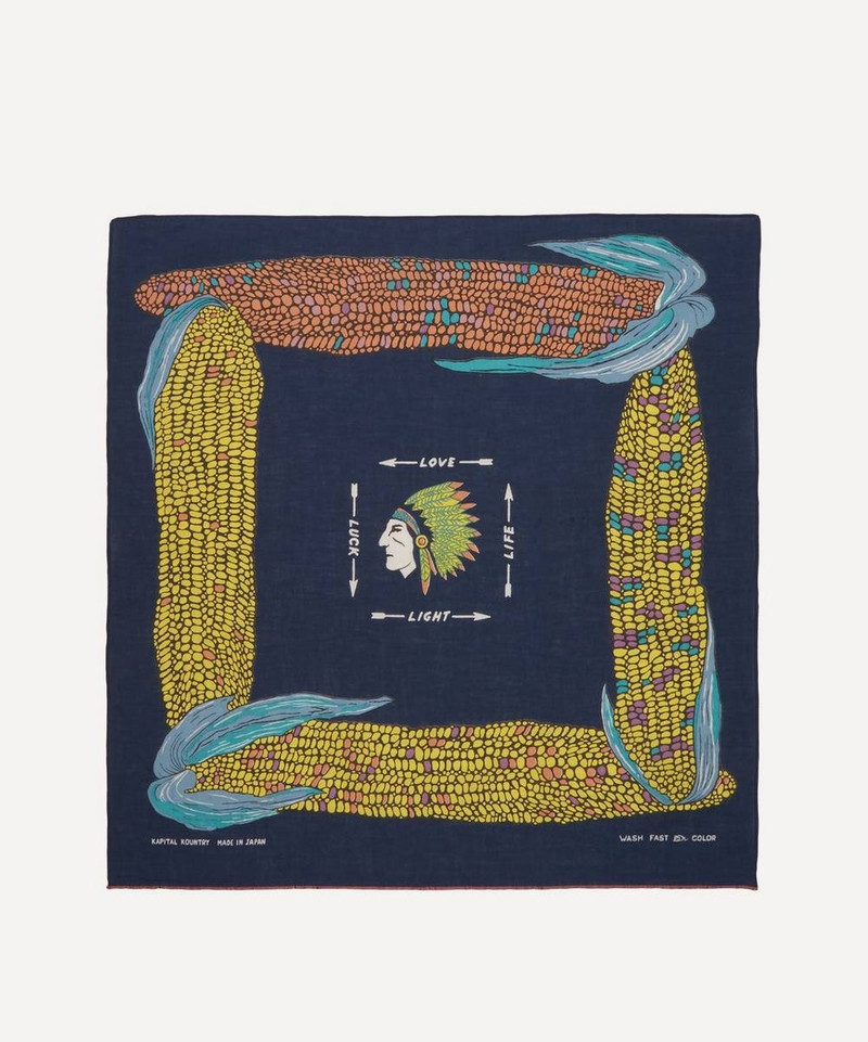 Kapital Lucky Flint Corn Cotton Bandana outlook
