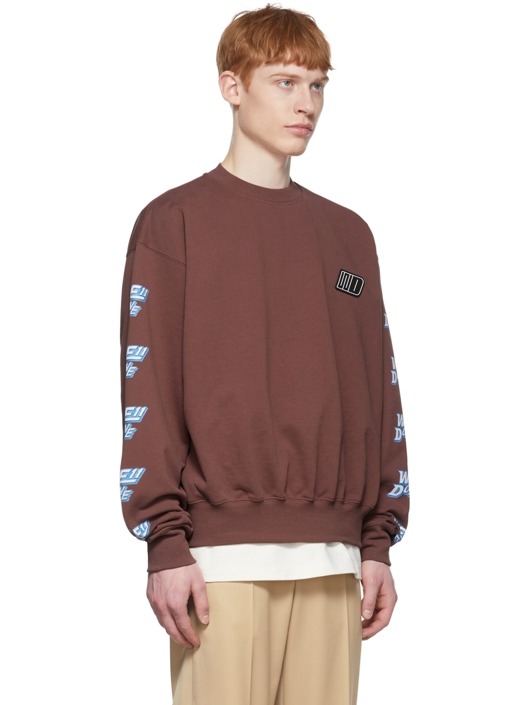 Brown Cotton Sweatshirt - 2