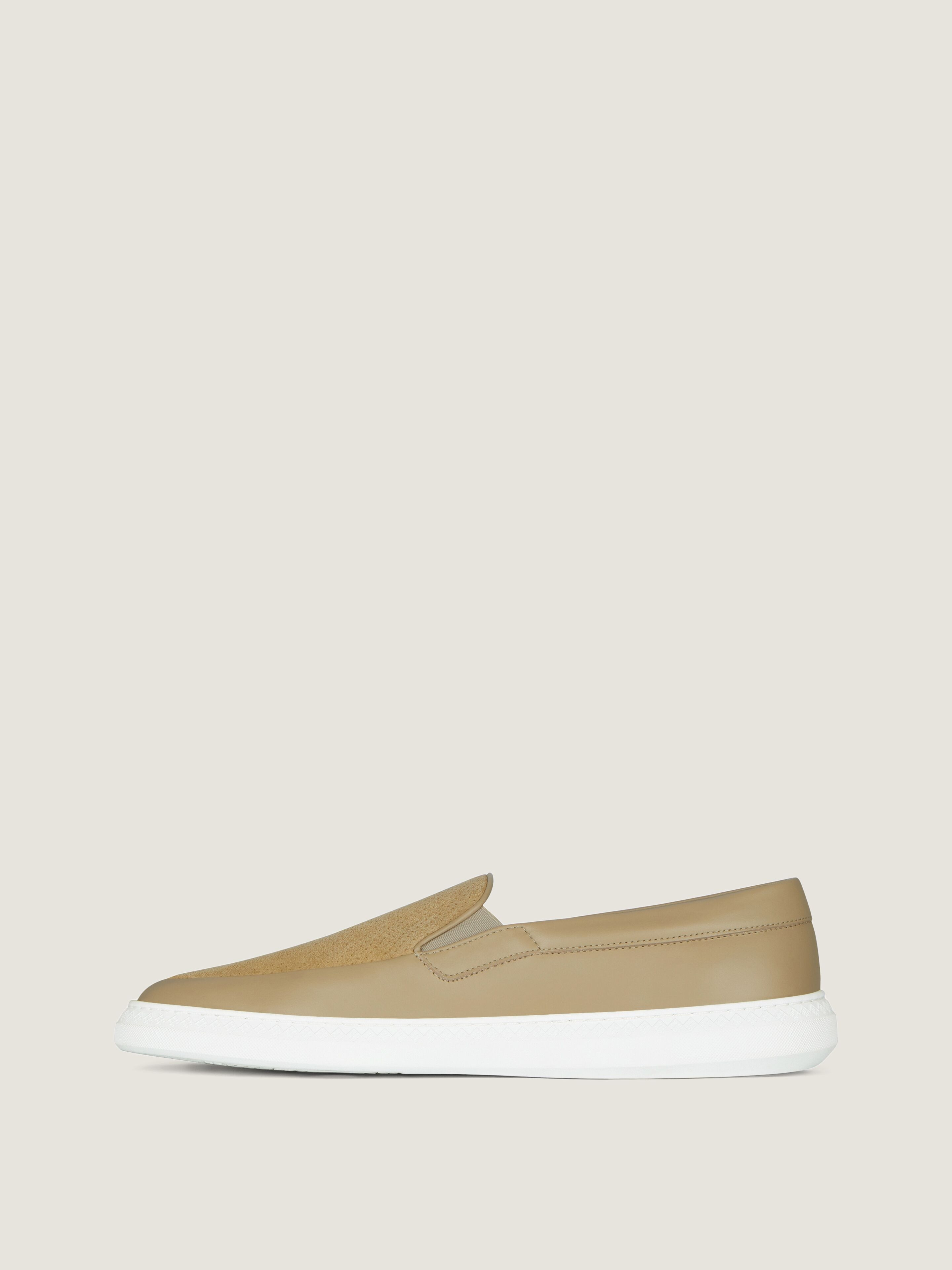 G SET SNEAKERS IN LEATHER AND PERFORATED SUEDE - 2